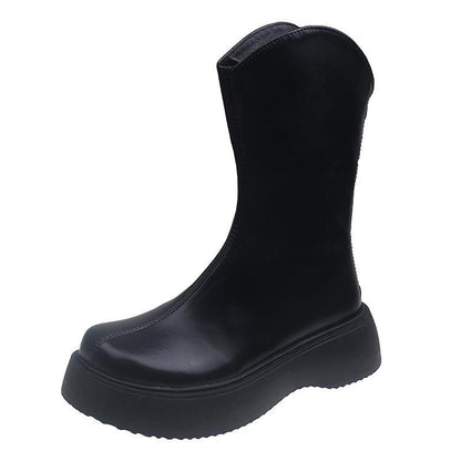 Cheky - Platform Martin Boots Female Retro British Style