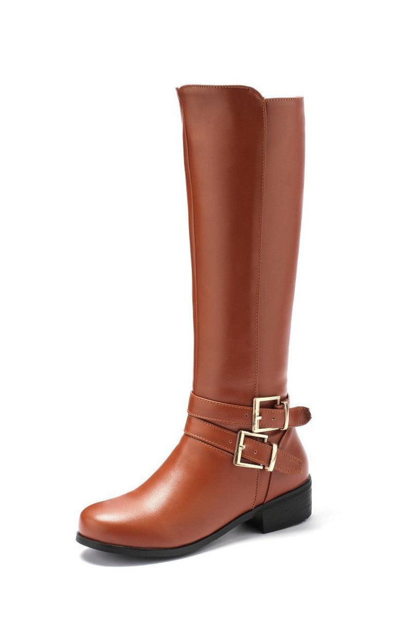 Cheky - Women's Thickened Chunky Heel High Boots