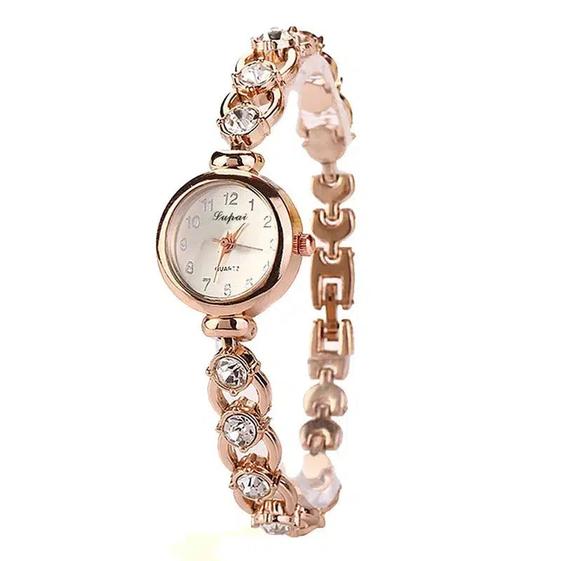 Cheky - Women Watches Women Fashion Watch Geneva Designer Ladies Watch Luxury Brand Diamond Quartz Gold Wrist Watch Gifts For Women