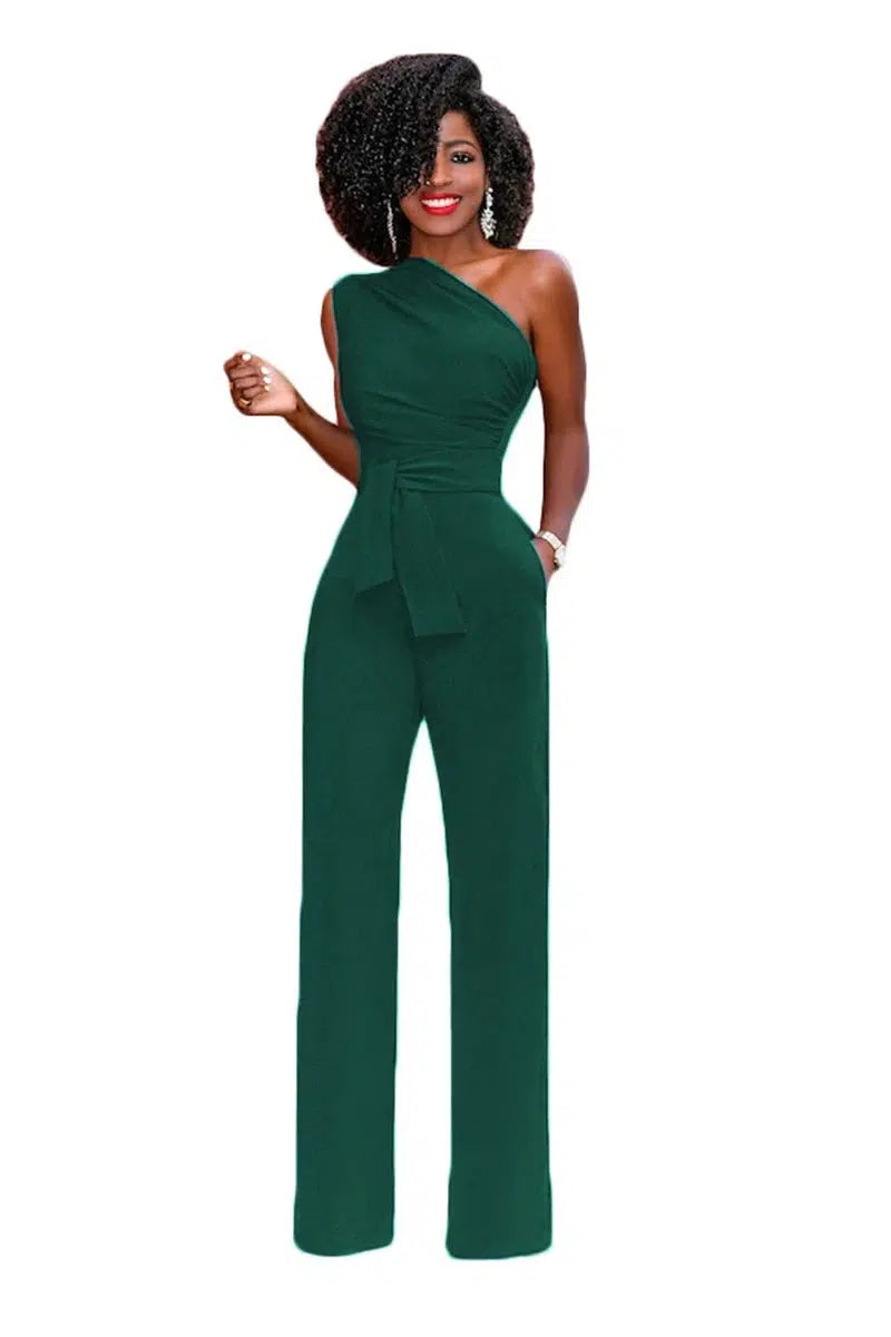 Cheky - Shoulder Rompers Womens Jumpsuit