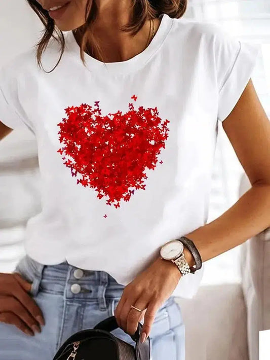 Cheky - Fashion Love Print Tee