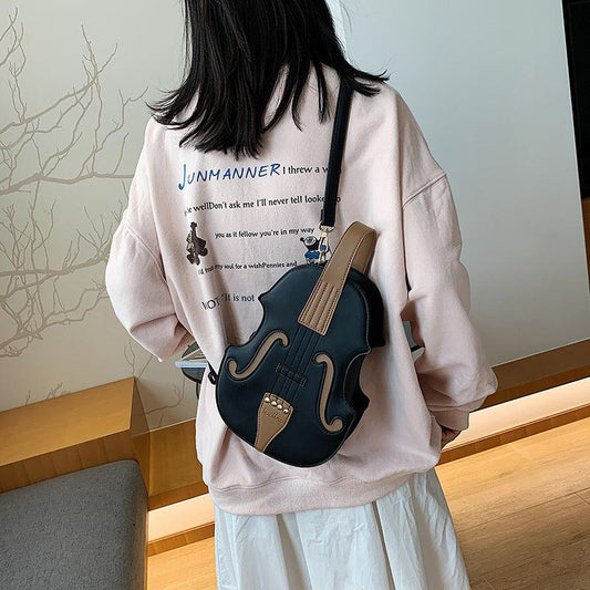 Cheky - Ladies College Style Retro Violin Backpack