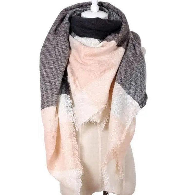 Cheky - European And American Triangle Cashmere Women's Winter Scarf Shawl