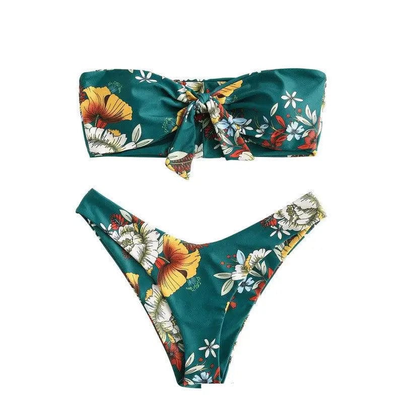 Cheky - Sexy Printed Ladies Bikini Split Swimsuit