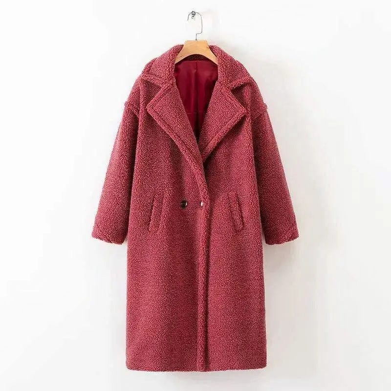 Cheky - Street style lamb wool coat