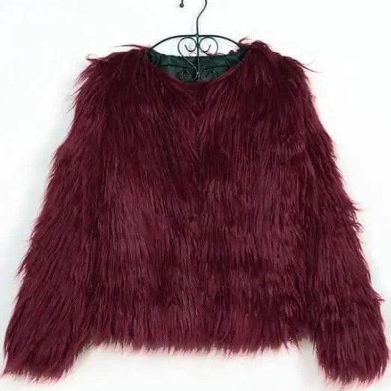 Cheky - new autumn and winter foreign trade ladies fur coat