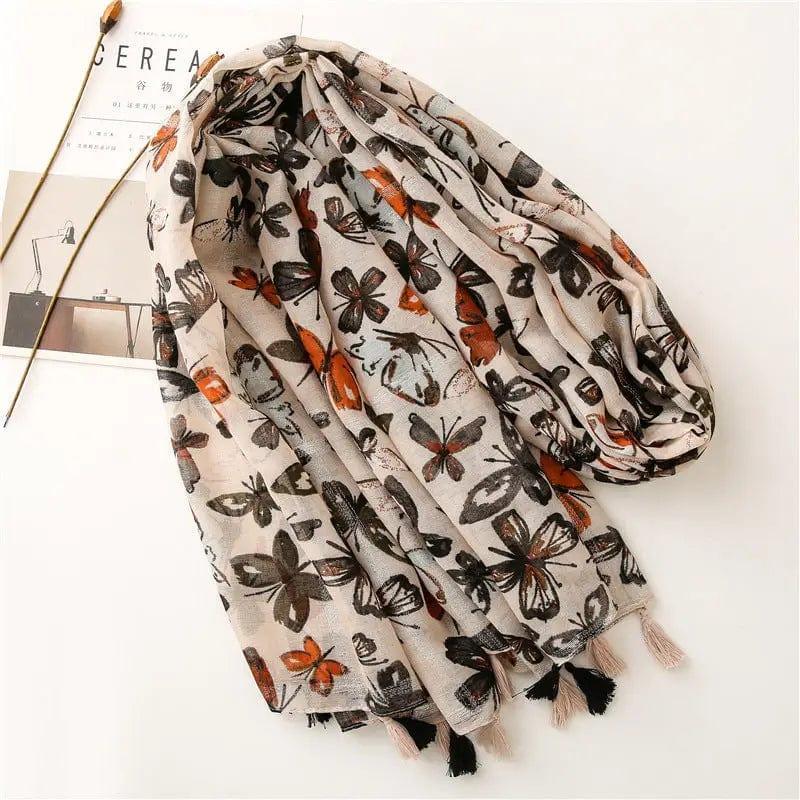 Cheky - Women's Travel Sunscreen Long Gauze Cotton And Linen Feel Scarf