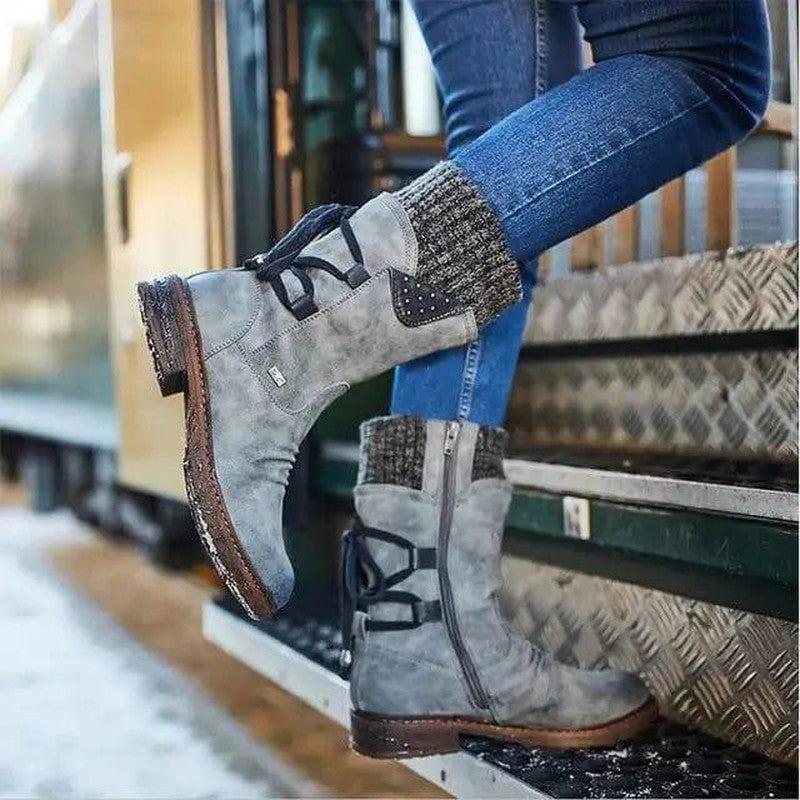 Cheky - Women Winter Boots Mid-Calf Snow Boots